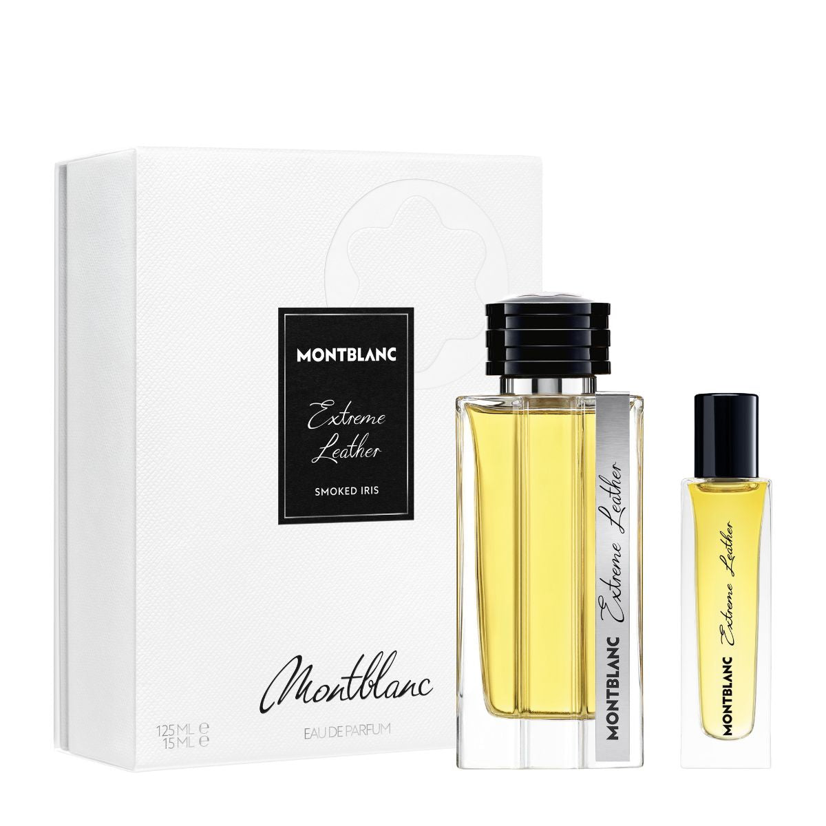 Mont Blanc Extrem Leather Smoked Iris Travel Gift Set