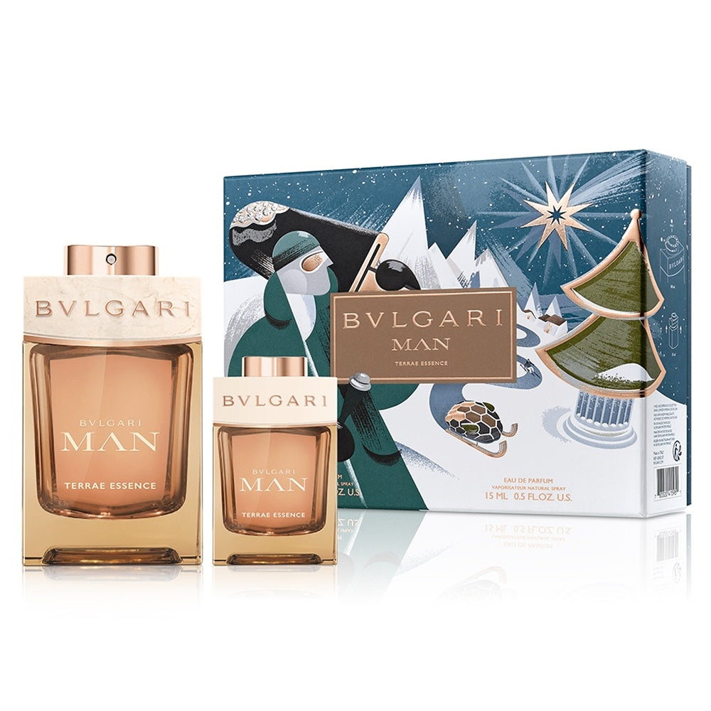 Bvlgari Man Terrae Essence EDP Gift Set For Men