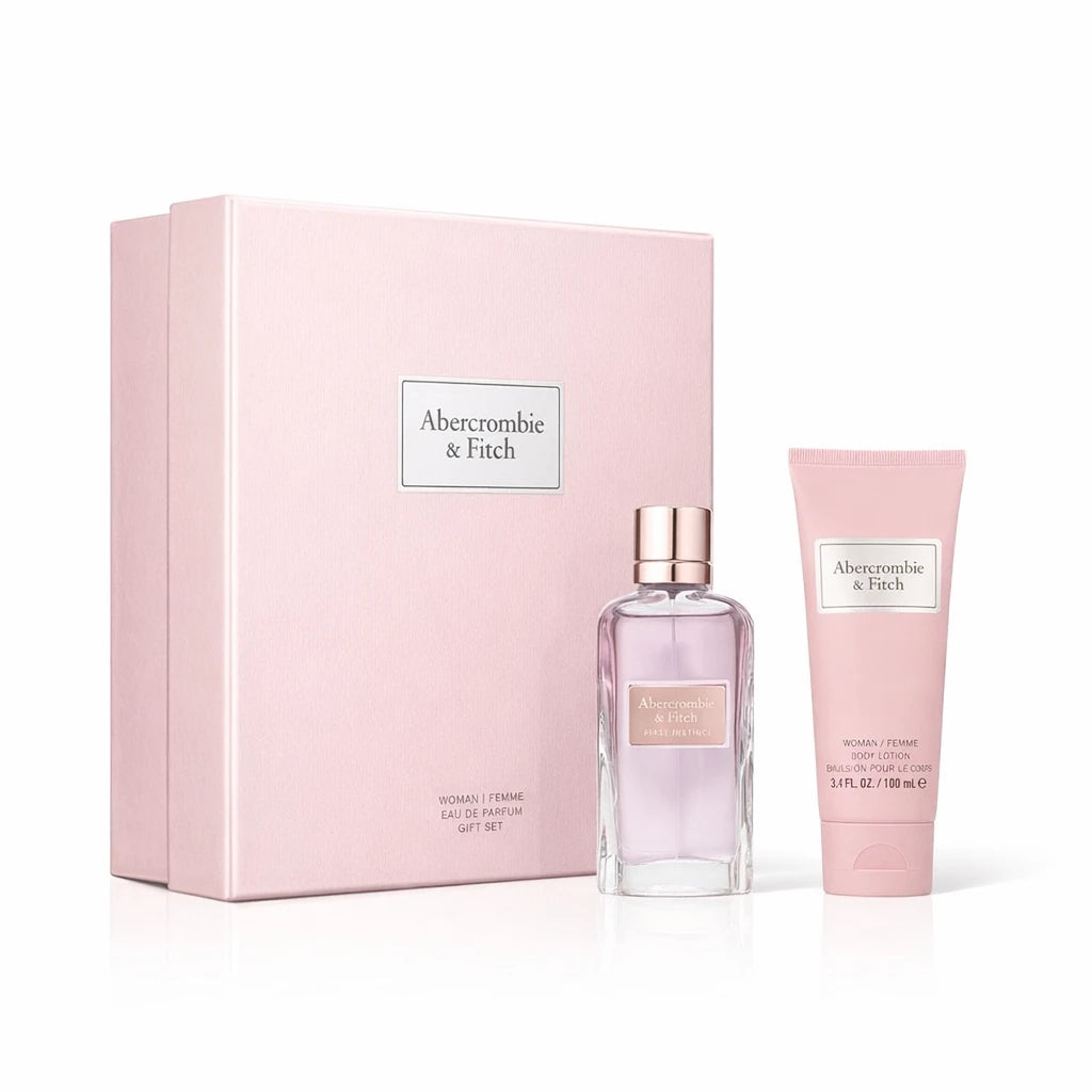 Abercrombie & Fitch First Instinct EDP Body Lotion Gift Set standardized gift set hero image